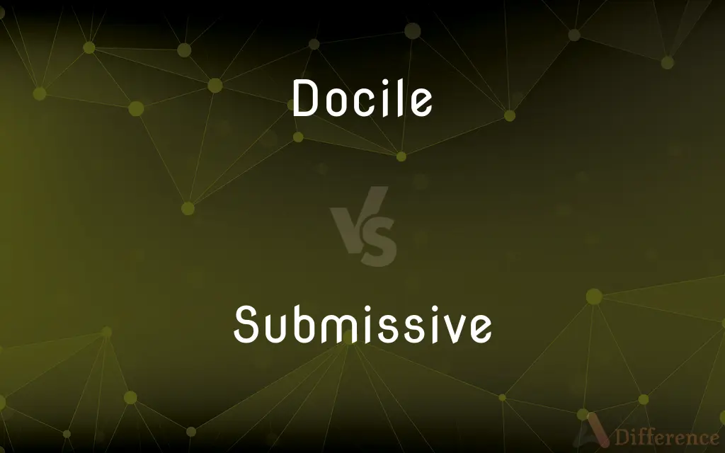 Docile vs. Submissive — What's the Difference?
