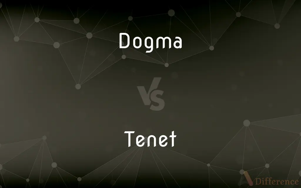 Dogma vs. Tenet — What's the Difference?