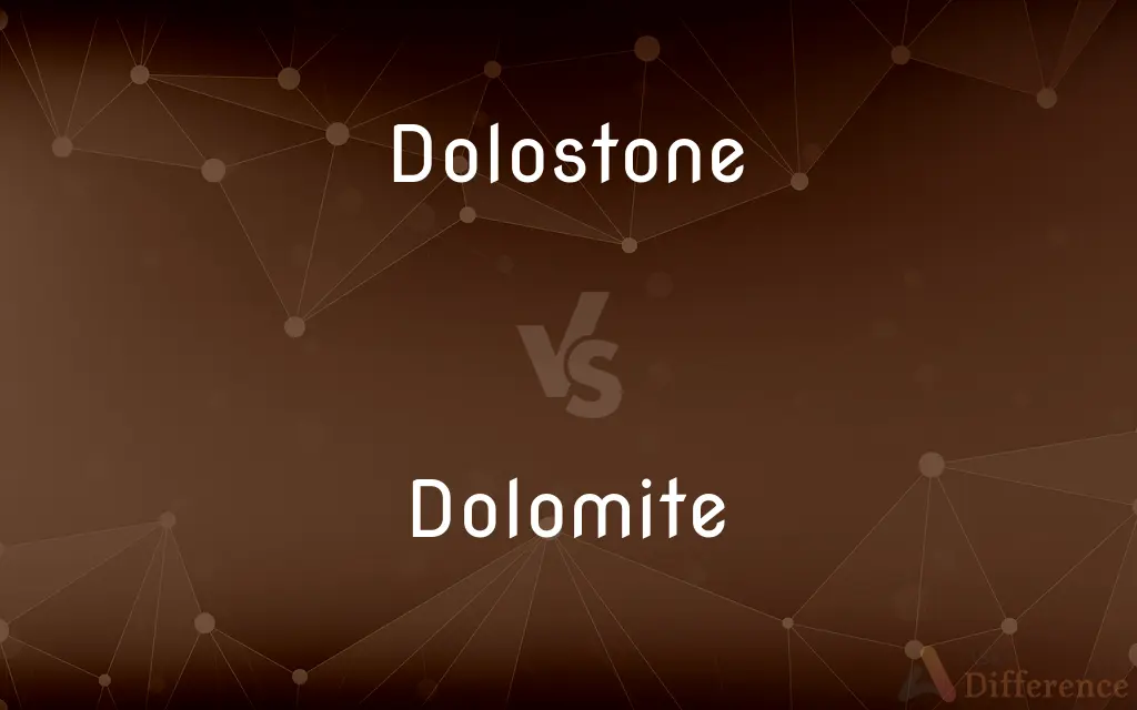 Dolostone vs. Dolomite — What's the Difference?