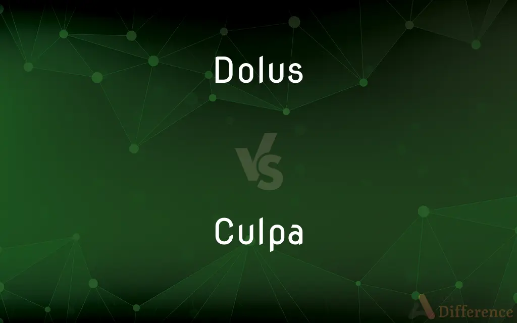 Dolus vs. Culpa — What's the Difference?