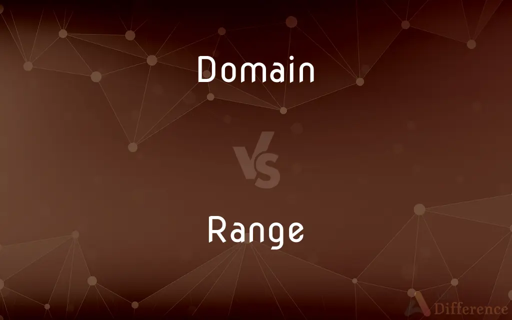 Domain vs. Range — What's the Difference?