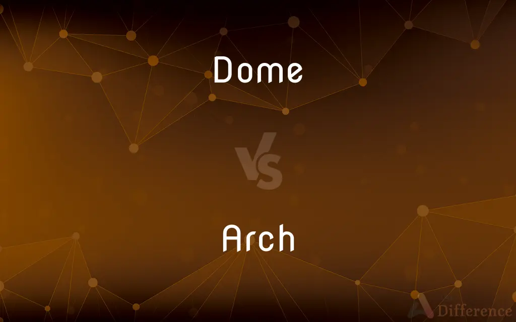 Dome vs. Arch — What's the Difference?
