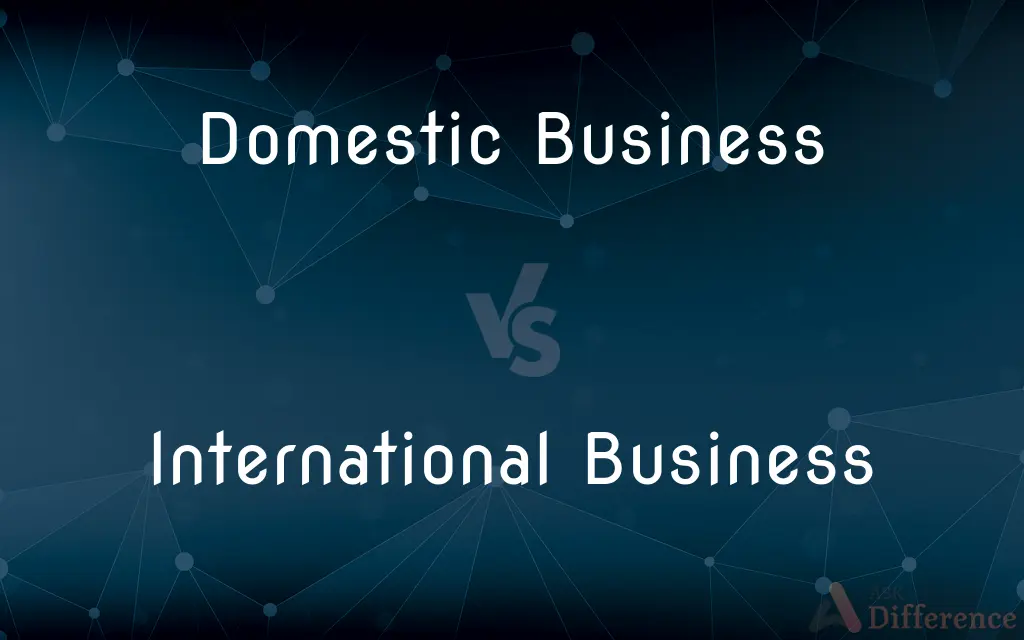 Domestic Business vs. International Business — What's the Difference?