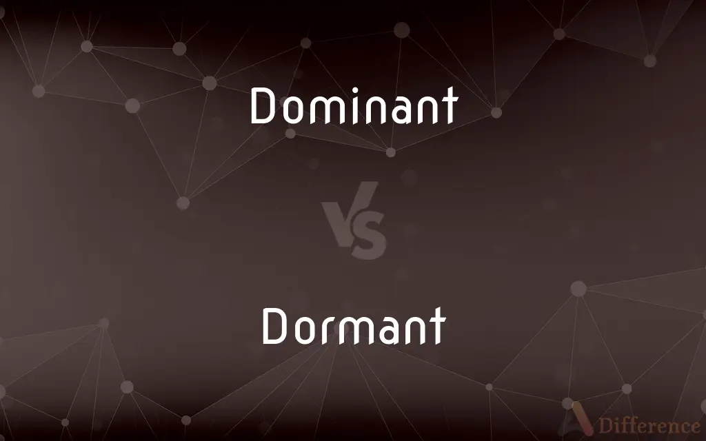 Dominant vs. Dormant — What's the Difference?