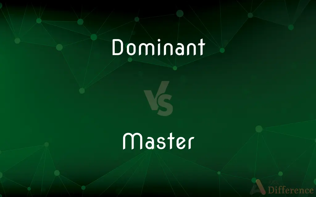 Dominant vs. Master — What's the Difference?