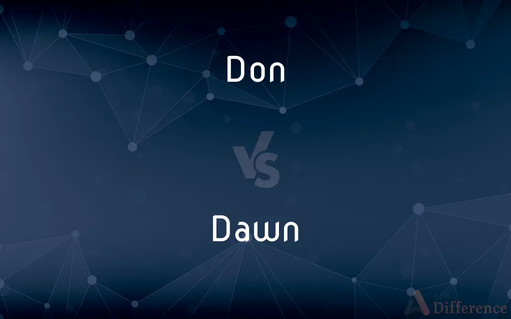 Don vs. Dawn — What's the Difference?