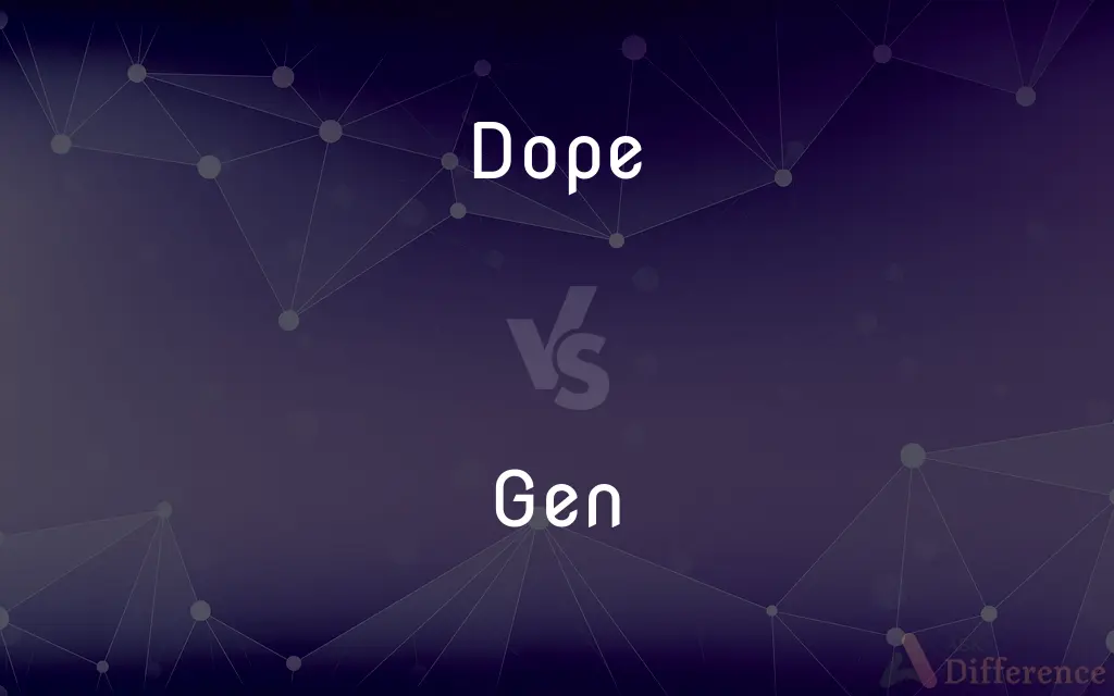 Dope vs. Gen — What's the Difference?