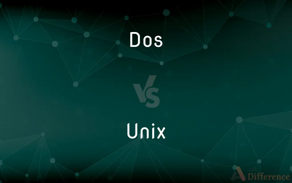 DOS vs. Unix — What's the Difference?