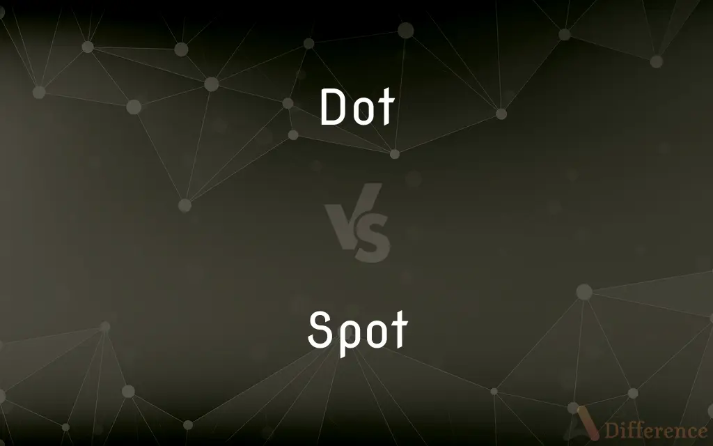 Dot vs. Spot — What's the Difference?