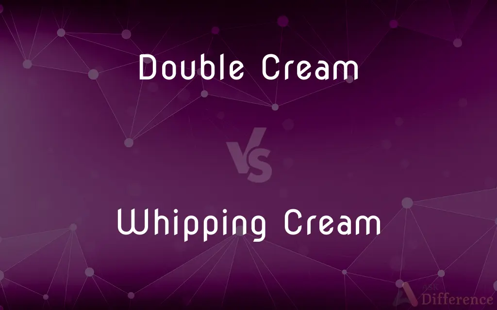 Double Cream vs. Whipping Cream — What's the Difference?