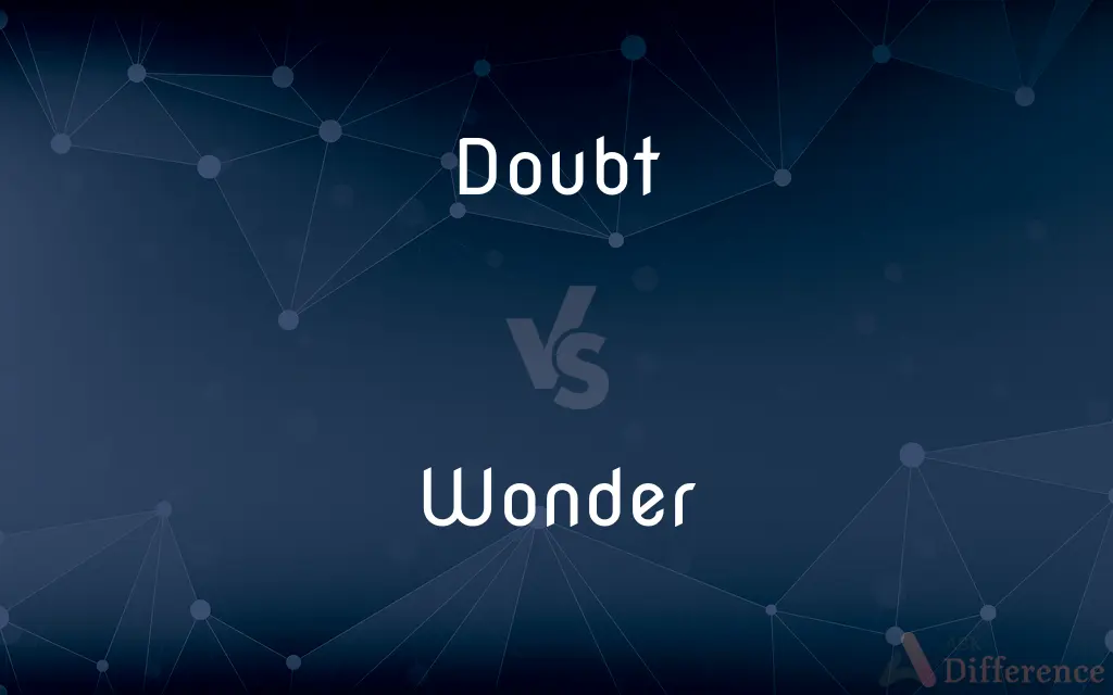 Doubt vs. Wonder — What's the Difference?