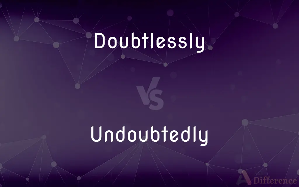 Doubtlessly vs. Undoubtedly — What's the Difference?
