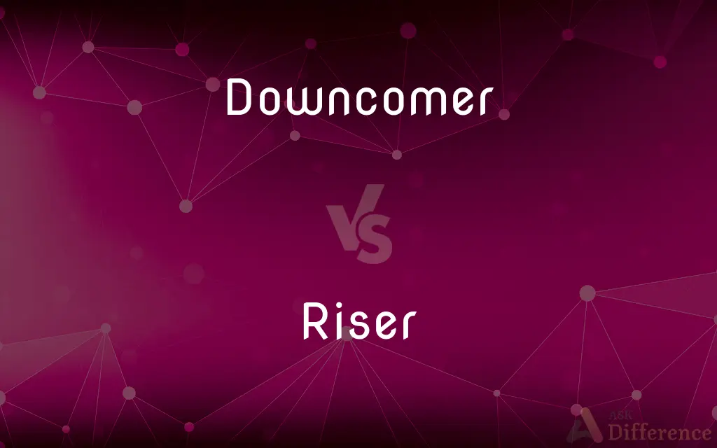 Downcomer vs. Riser — What's the Difference?
