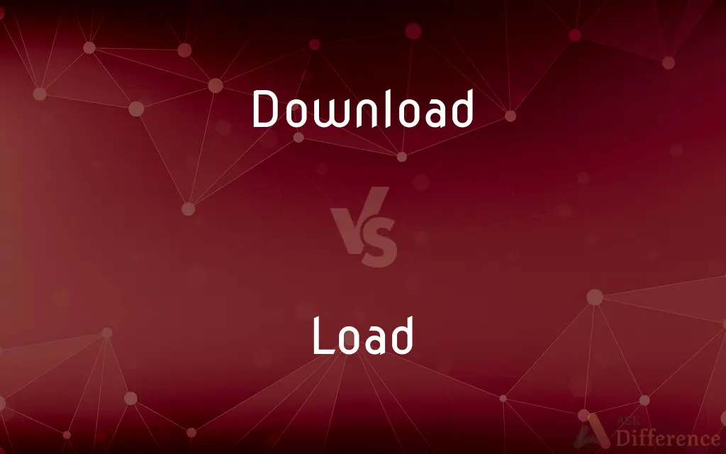 Download vs. Load — What's the Difference?