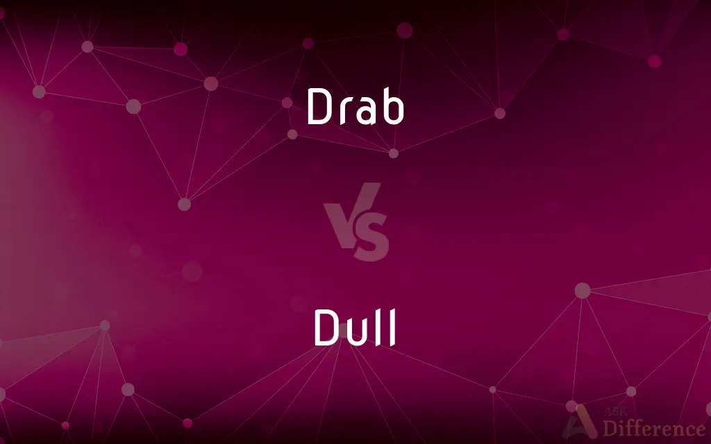 Drab vs. Dull — What's the Difference?