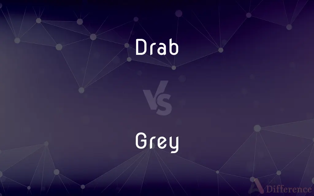 Drab vs. Grey — What's the Difference?