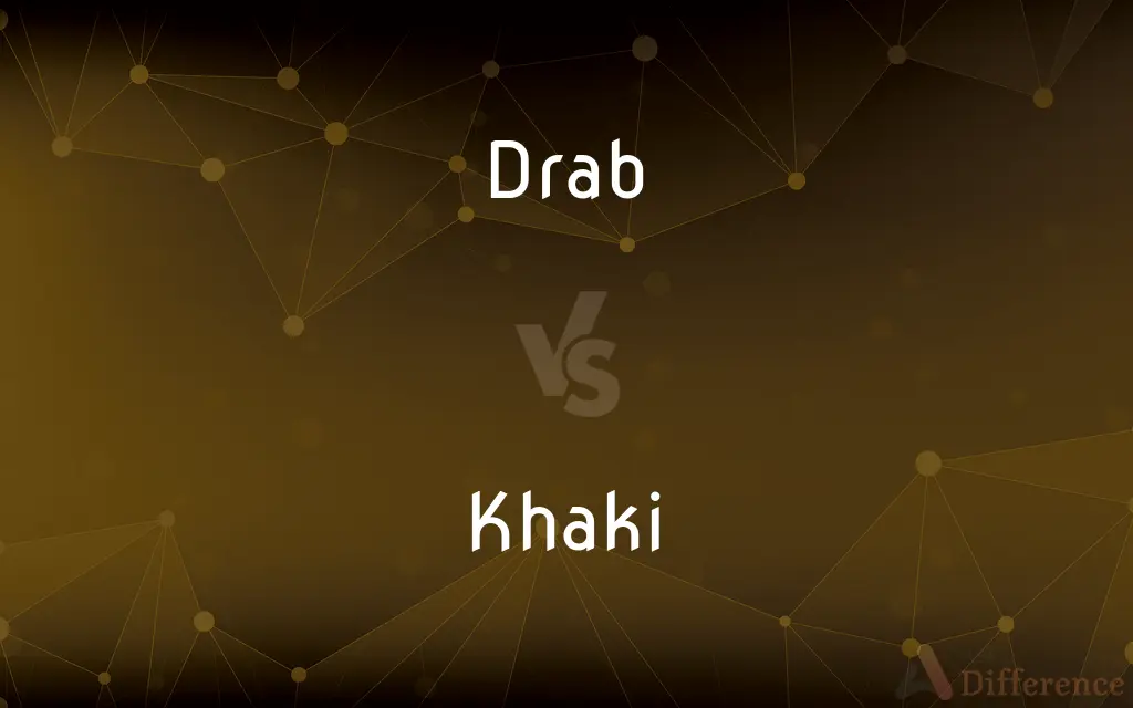 Drab vs. Khaki — What's the Difference?