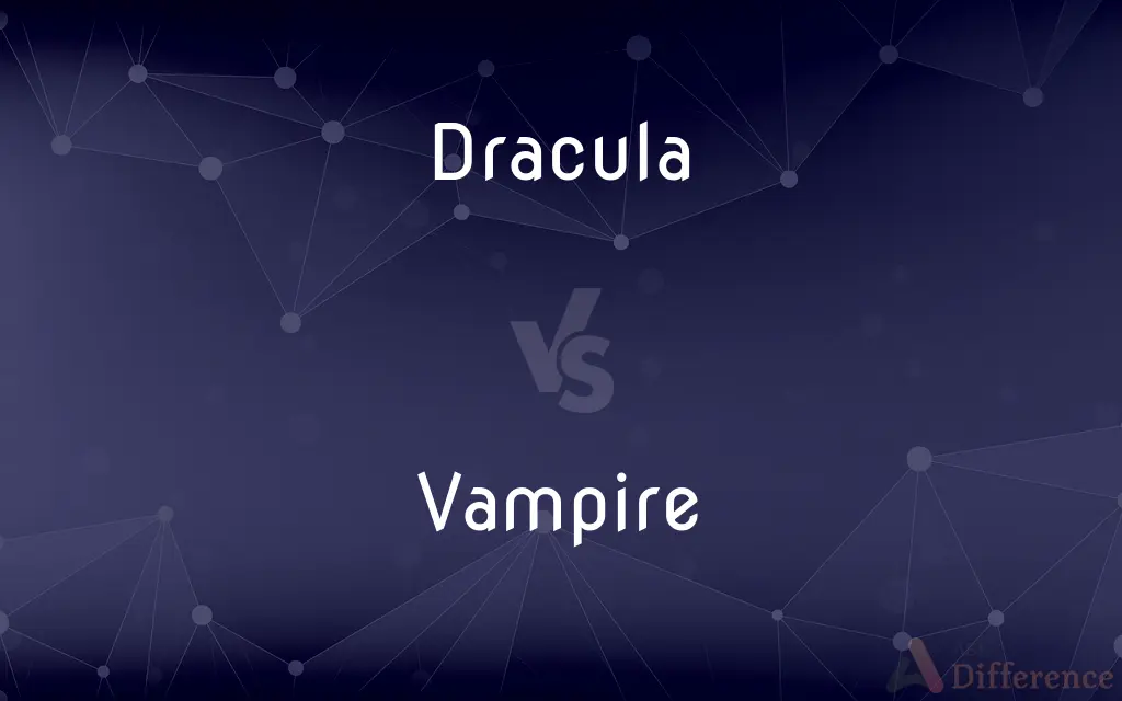 Dracula vs. Vampire — What's the Difference?