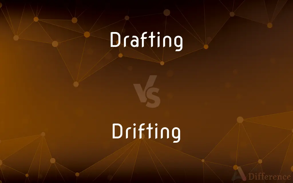 Drafting vs. Drifting — What's the Difference?