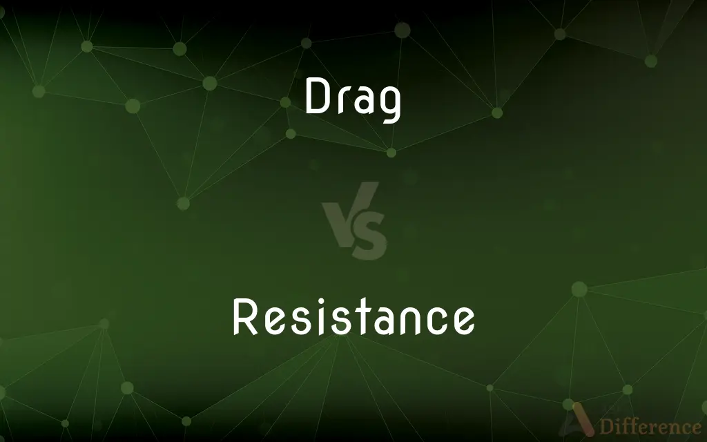 Drag vs. Resistance — What's the Difference?