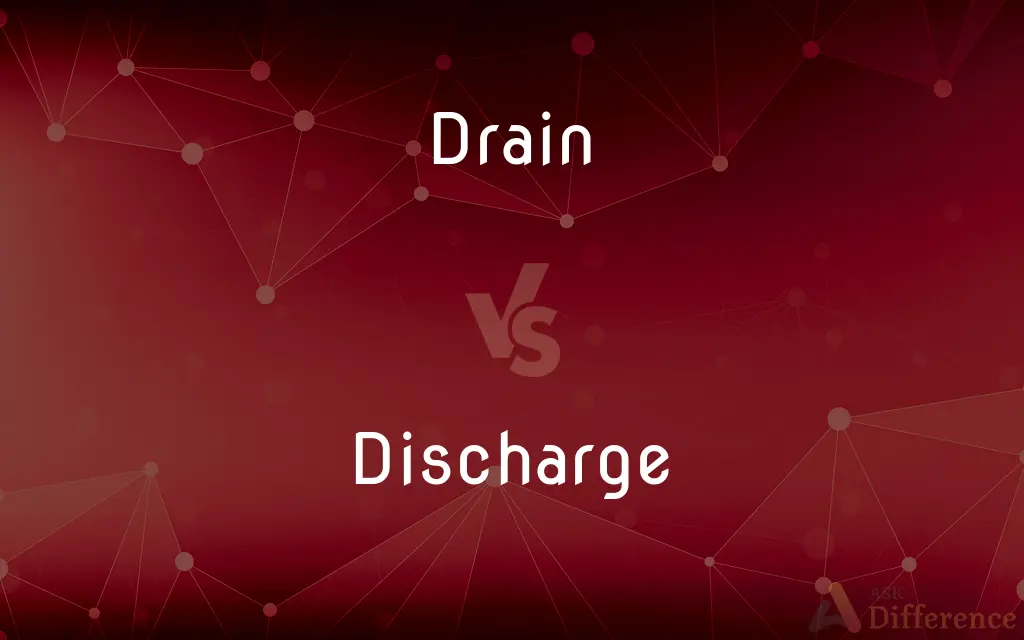 Drain vs. Discharge — What's the Difference?