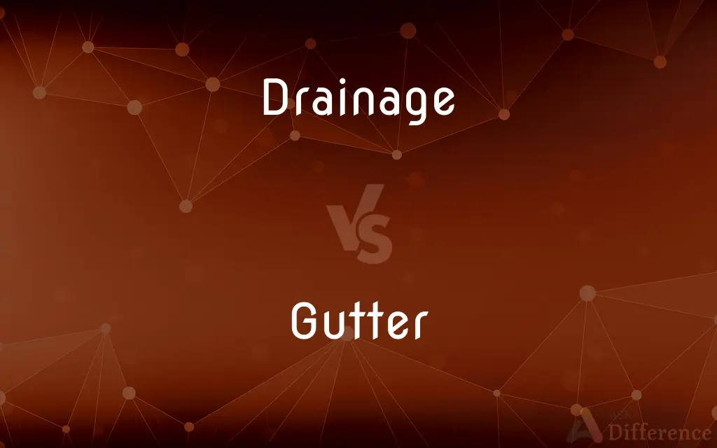 Drainage vs. Gutter — What's the Difference?