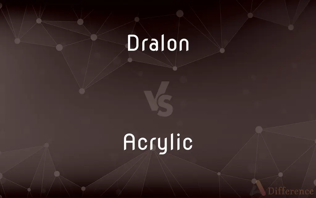 Dralon vs. Acrylic — What's the Difference?