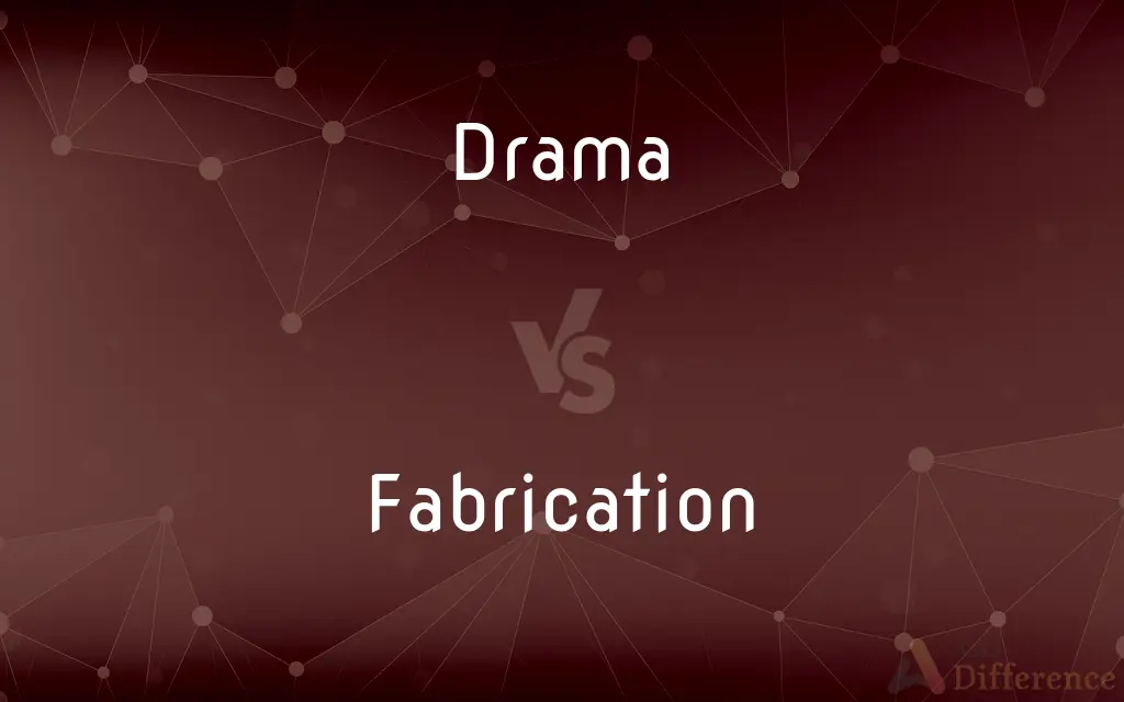 Drama vs. Fabrication — What's the Difference?