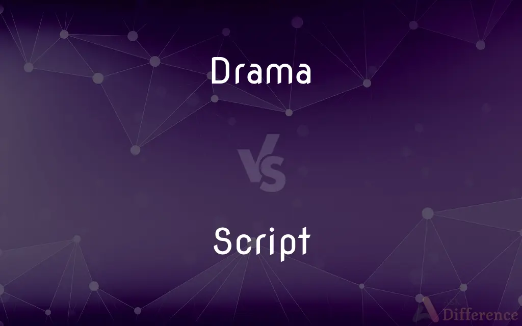 Drama vs. Script — What's the Difference?