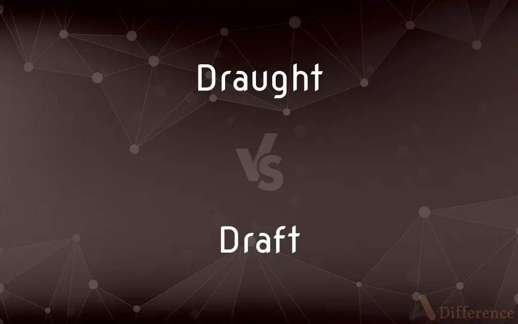 Draught vs. Draft — What's the Difference?