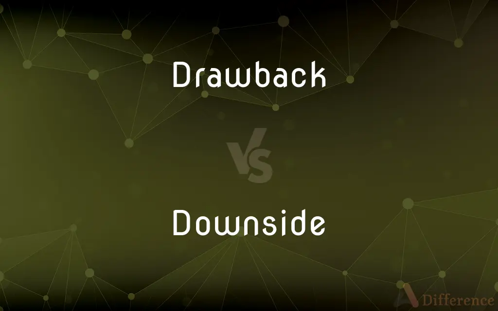 Drawback vs. Downside — What's the Difference?