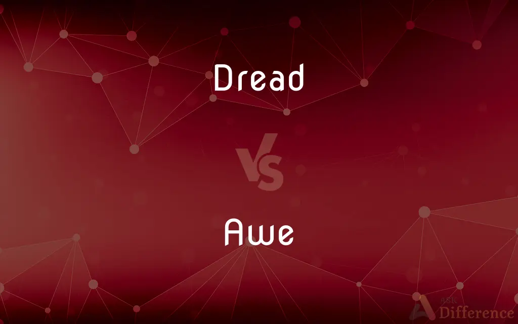 Dread vs. Awe — What's the Difference?