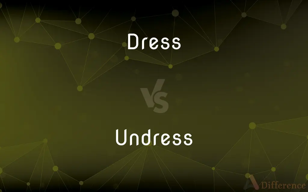 Dress vs. Undress — What's the Difference?