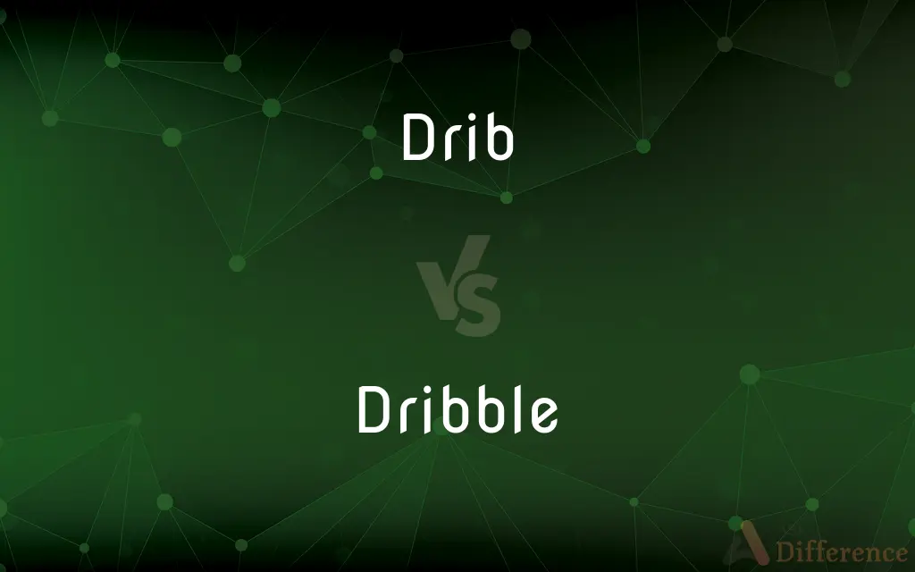Drib vs. Dribble — What's the Difference?