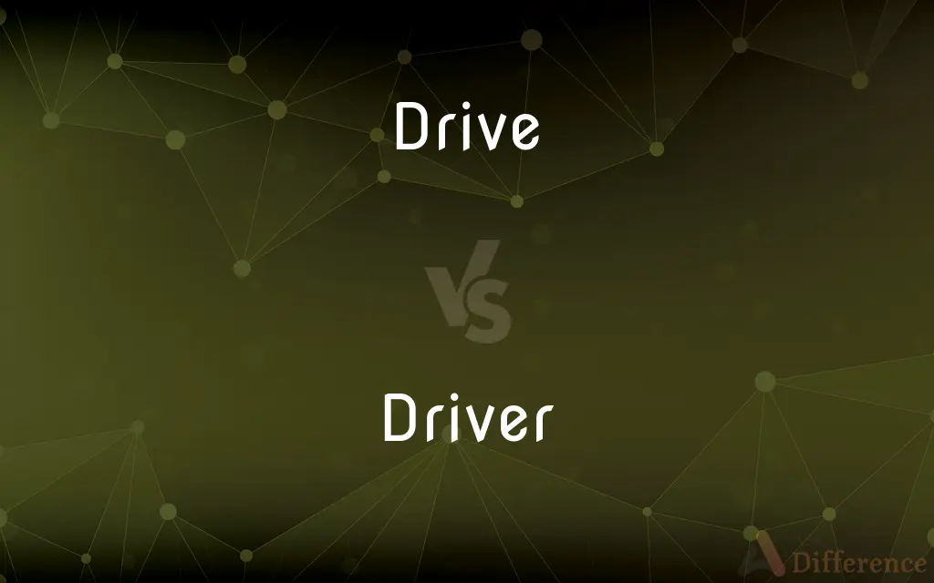 Drive vs. Driver — What's the Difference?