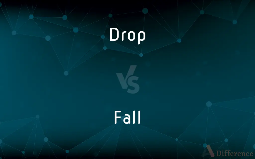 Drop vs. Fall — What's the Difference?