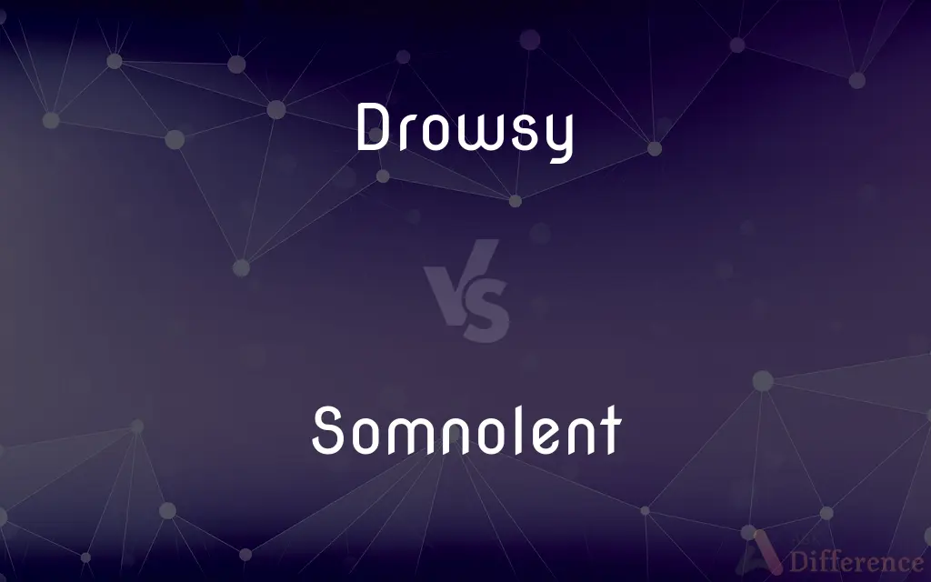 Drowsy vs. Somnolent — What's the Difference?