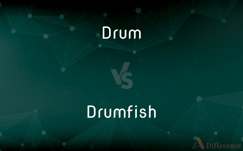Drum vs. Drumfish — What's the Difference?