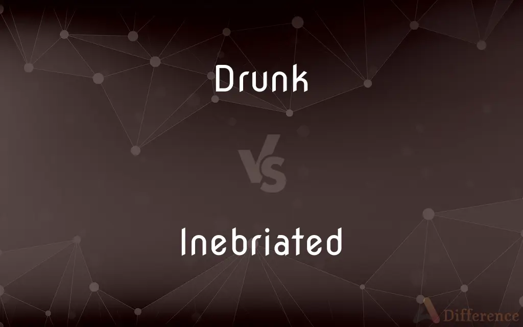 Drunk vs. Inebriated — What's the Difference?