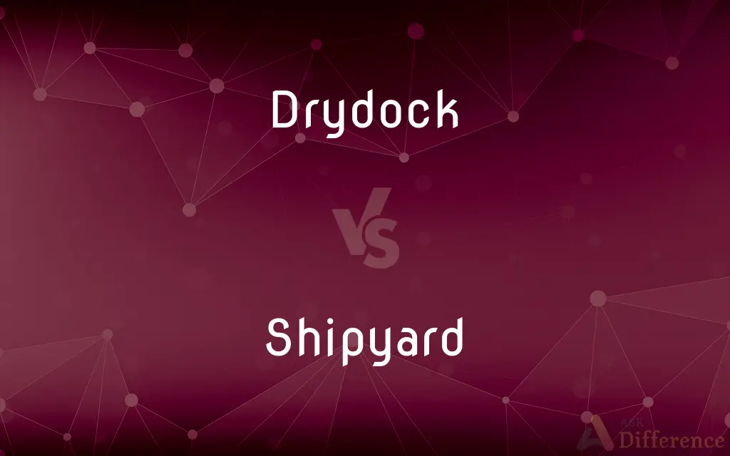 Drydock vs. Shipyard — What's the Difference?