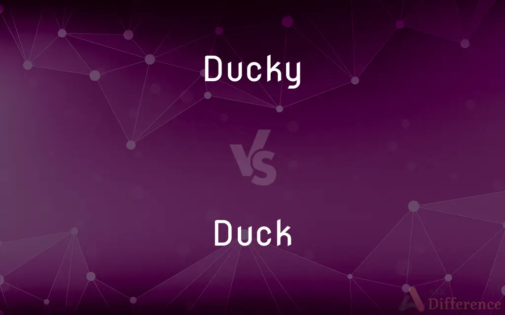 Ducky vs. Duck — What's the Difference?