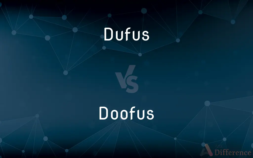 Dufus vs. Doofus — What's the Difference?