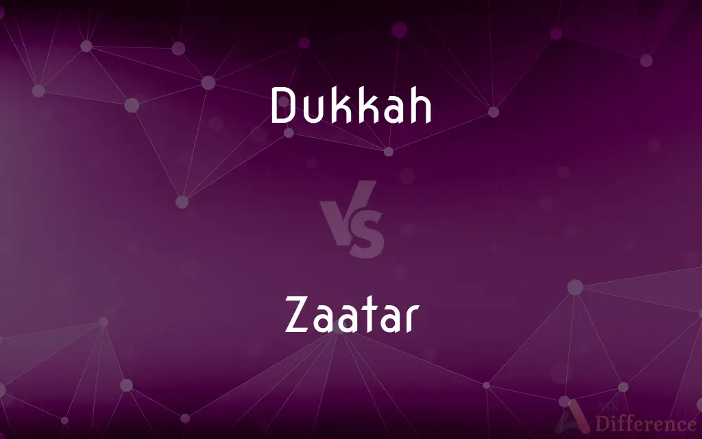 Dukkah vs. Zaatar — What's the Difference?