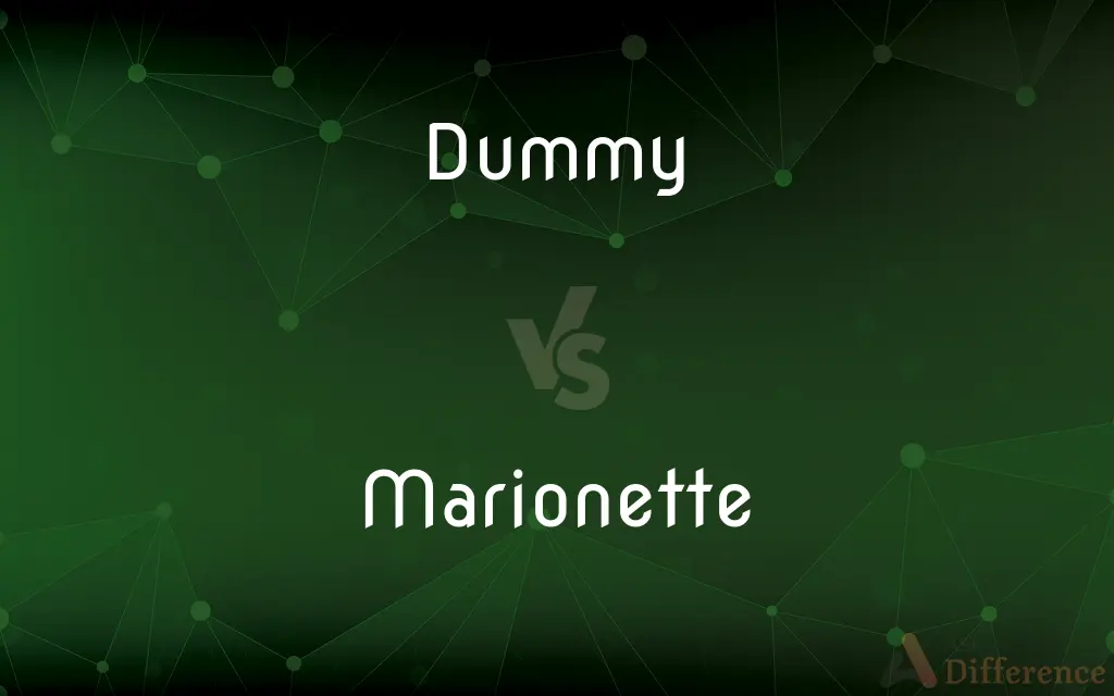Dummy vs. Marionette — What's the Difference?
