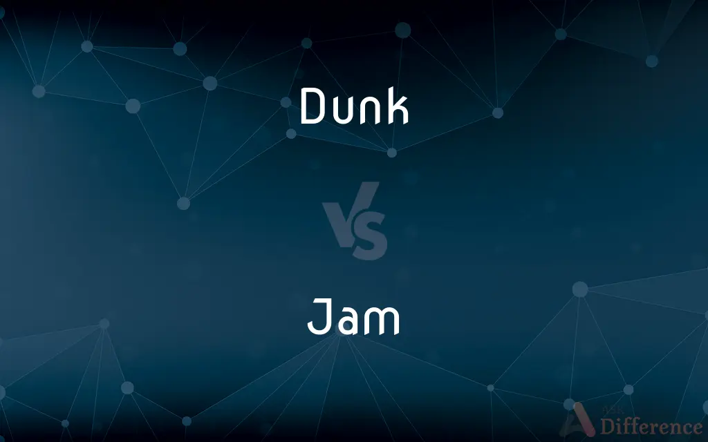 Dunk vs. Jam — What's the Difference?