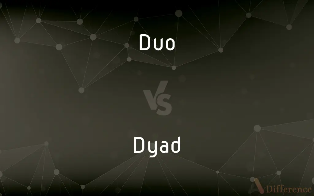 Duo vs. Dyad — What's the Difference?