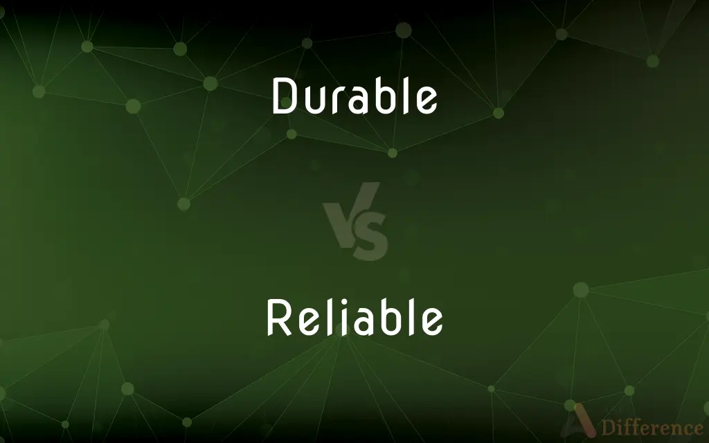 Durable vs. Reliable — What's the Difference?