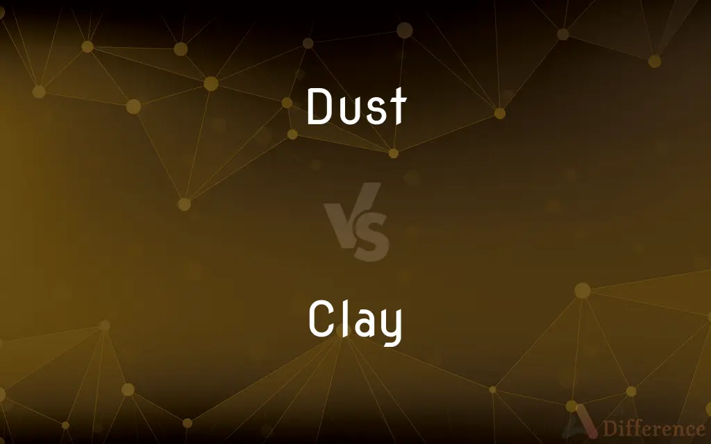 Dust vs. Clay — What's the Difference?