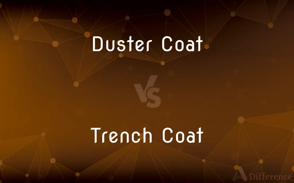 Duster Coat vs. Trench Coat — What's the Difference?