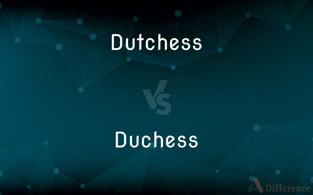 Dutchess vs. Duchess — Which is Correct Spelling?
